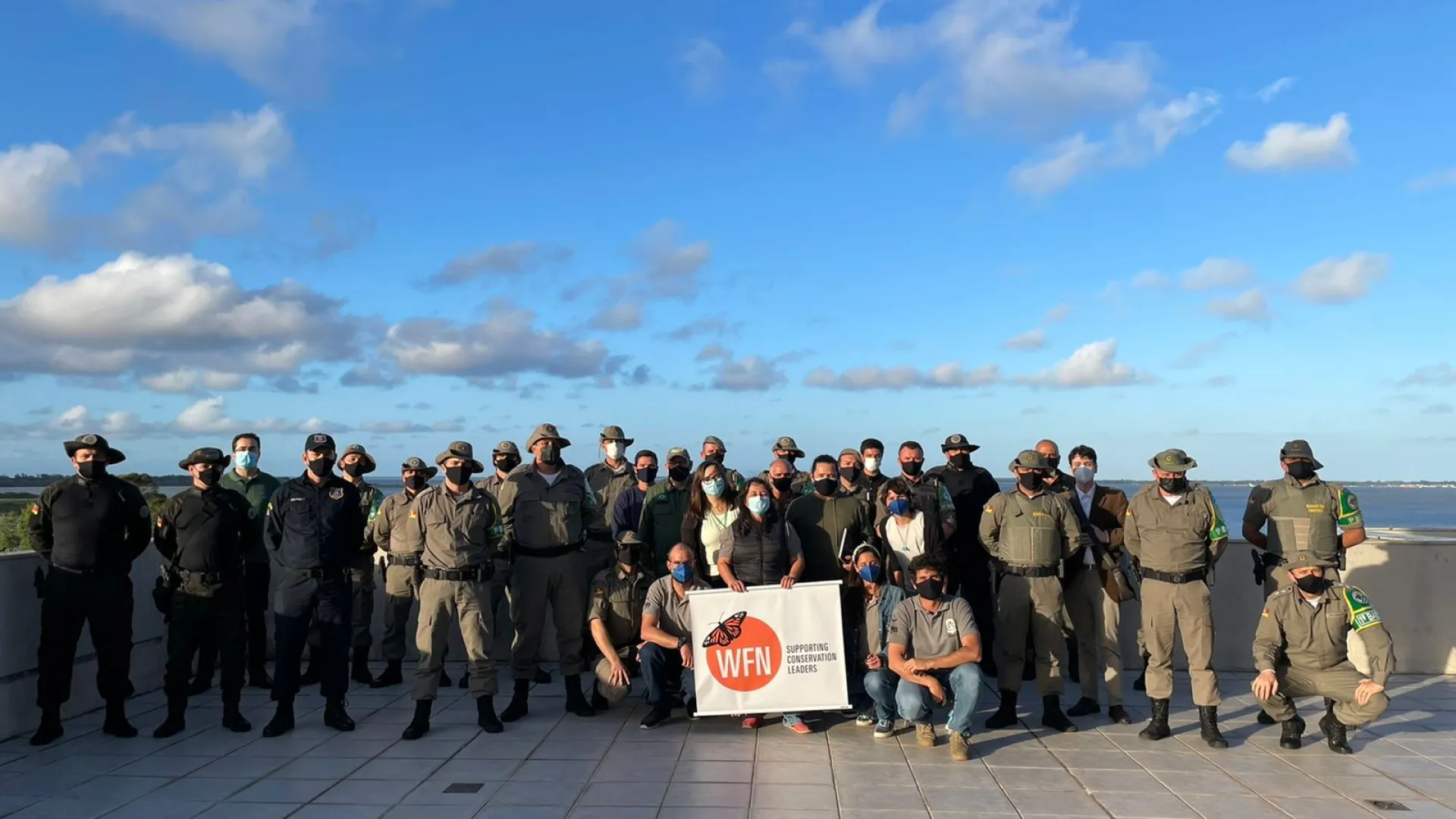 Integrantes do Projeto Gephyreus fazendo curso de formação